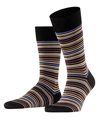 FALKE Herren Socken Microblock M SO Baumwolle gemustert 1 Paar, Grau (Grey-White 3030), 43-44 von FALKE