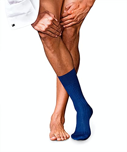 FALKE Herren Socken No. 7 M SO Wolle einfarbig 1 Paar, Blau (Royal Blue 6000), 43-44 von FALKE