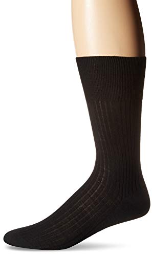 FALKE Herren Socken No. 7 M SO Wolle einfarbig 1 Paar, Schwarz (Black 3000), 47-48 von FALKE