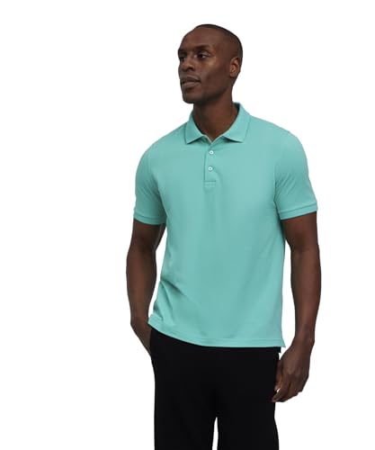 FALKE Herren Polohemd Basic Polo Shirt Piqué M Pl Baumwolle weich hautfreundlich bequem sehr leicht 1 Stück, Blau Aqua 6984, S FALKE Herren Polohemd Basic Polo Shirt Piqué M Pl Baumwolle weich hautfreundlich bequem sehr leicht 1 Stück, Blau Aqua 6984, S von FALKE