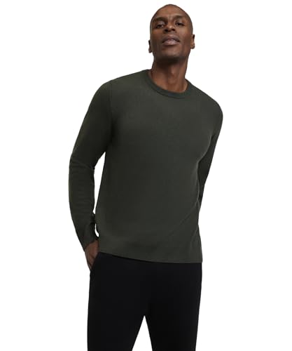FALKE Herren Pullover Basic Lambswool Crew M Pu Wolle elegant klassisch Business Freizeit mit Rundhalsausschnitt 1 Stück, Grün Loden 7900, L FALKE Herren Pullover Basic Lambswool Crew M Pu Wolle elegant klassisch Business Freizeit mit Rundhalsausschnitt 1 Stück, Grün Loden 7900, L von FALKE
