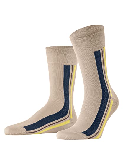 FALKE Herren Socken Sensitive Profile Fold, Nachhaltige biologische Baumwolle, 1 Paar, Braun (Cafe Latte 4360), 39-42 von FALKE