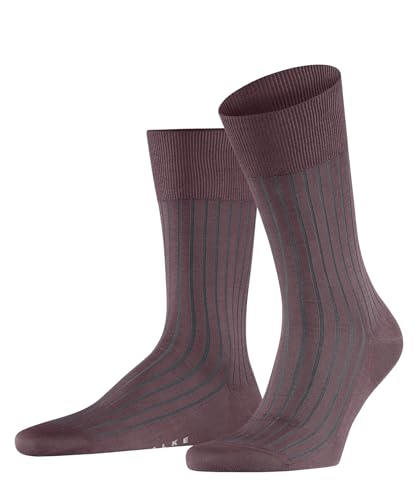 FALKE Herren Socken Shadow M So Baumwolle gemustert 1 Paar, Rosa Roan Rouge 8936, 39-40 von FALKE