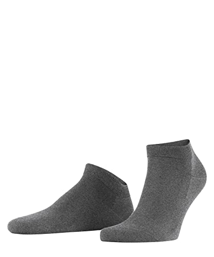 FALKE Herren Sneakersocken ClimaWool M Sn Wolle Lyocell kurz einfarbig 1 Paar, Grau Light Grey Melange 3216, 45-46 von FALKE