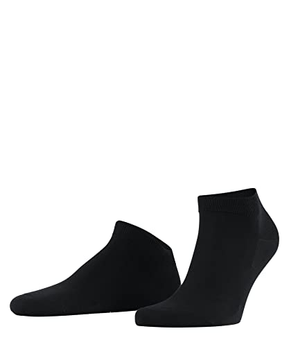 FALKE Herren Sneakersocken ClimaWool M Sn Wolle Lyocell kurz einfarbig 1 Paar, Schwarz Black 3000, 47-48 von FALKE