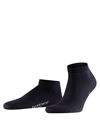 FALKE Herren Sneakersocken Cool 24/7, Baumwolle, 1 Paar, Blau (Dark Navy 6370), 41-42 von FALKE