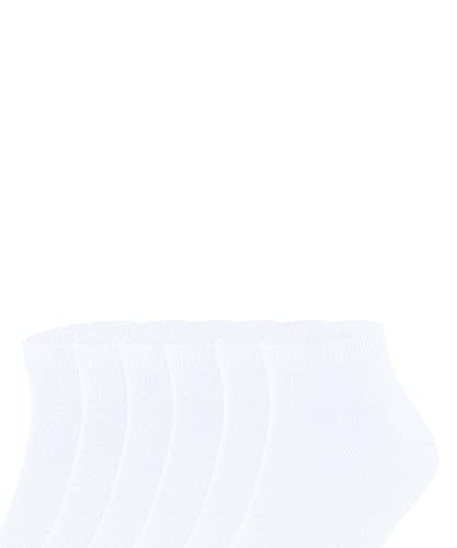 FALKE Herren Sneakersocken Happy 6-Pack M SN Baumwolle kurz einfarbig 6 Paar, Weiß (White 2000), 39-42 von FALKE