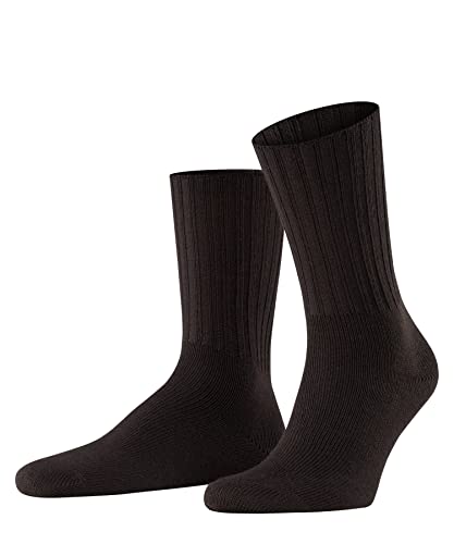 FALKE Herren Socken Nelson M SO Wolle einfarbig 1 Paar, Braun (Brown 5930), 43-46 von FALKE