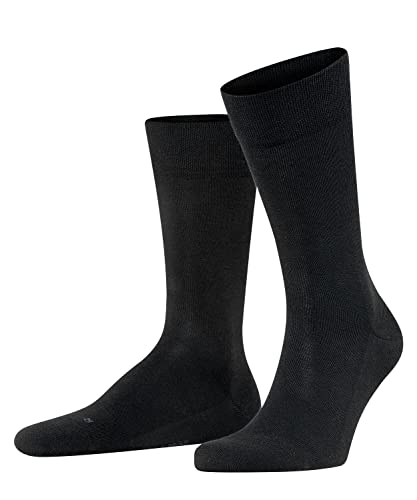 FALKE Herren Socken Sensitive London, Baumwolle, 1 Paar, Schwarz (Black 3000), 43-46 von FALKE