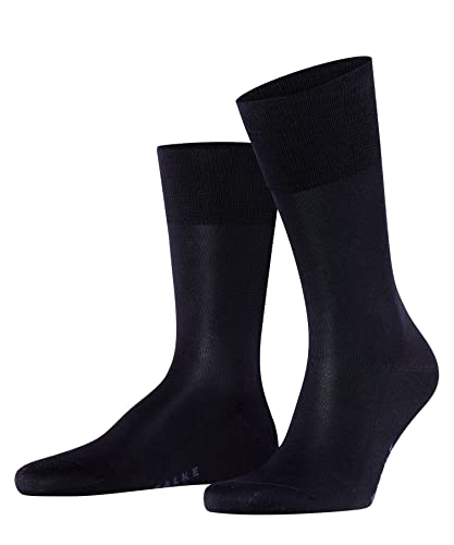 FALKE Herren Socken Tiago M SO Fil D'Ecosse Baumwolle einfarbig 1 Paar, Blau (Dark Navy 6370), 43-44 von FALKE