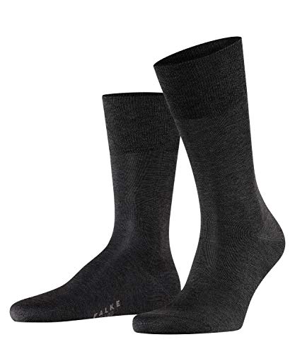 FALKE Herren Socken Tiago M SO Fil D'Ecosse Baumwolle einfarbig 1 Paar, Grau (Anthracite Melange 3190), 47-48 von FALKE