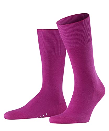 FALKE Herren Socken Airport M SO Wolle Baumwolle einfarbig 1 Paar, Rosa (Arctic Pink 8233), 41-42 von FALKE