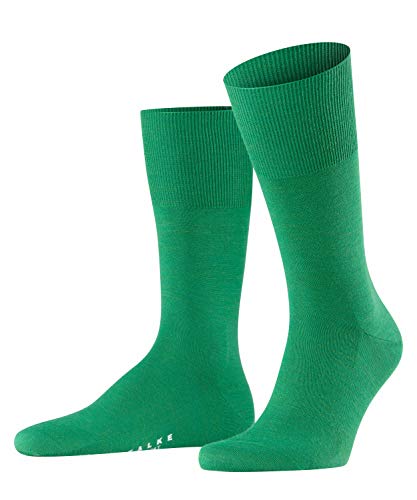 FALKE Herren Socken Airport, Merinowolle Baumwolle, 1 Paar, Grün (Golf 7408), 39-40 (UK 5.5-6.5 Ι US 6.5-7.5) von FALKE