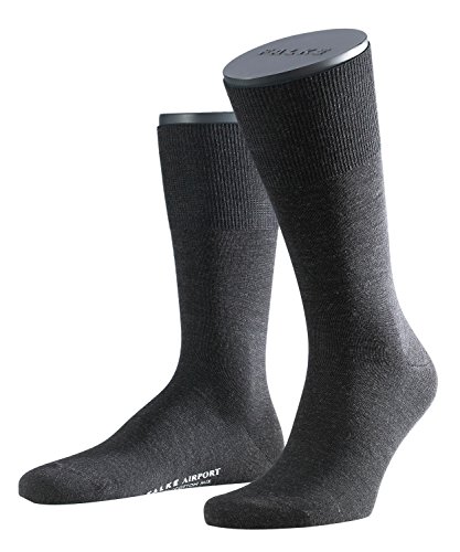 FALKE Herren Socken Airport, mit Merinowolle und Baumwolle, Business Socken zum Anzug, Größe 39-50, 1er Pack von FALKE