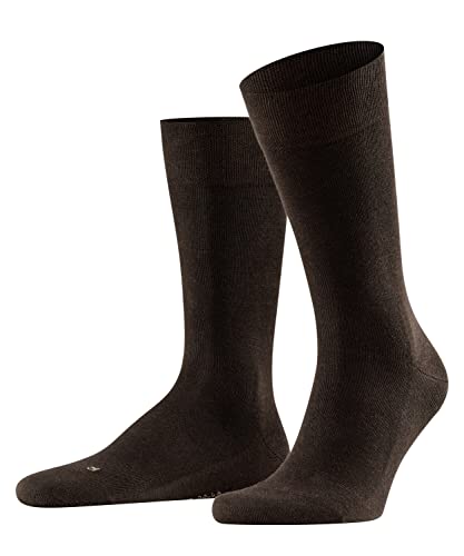 FALKE Herren Socken Sensitive London M SO Baumwolle mit Komfortbund 1 Paar, Braun (Brown 5930) neu - umweltfreundlich, 43-46 von FALKE