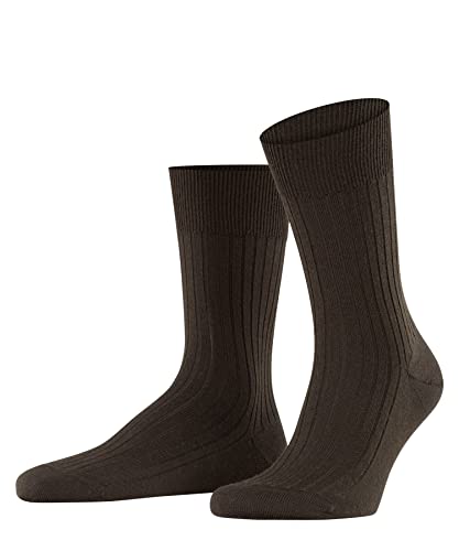 FALKE Herren Socken Bristol Pure M SO Wolle einfarbig 1 Paar, Braun (Brown 5930), 41-42 von FALKE