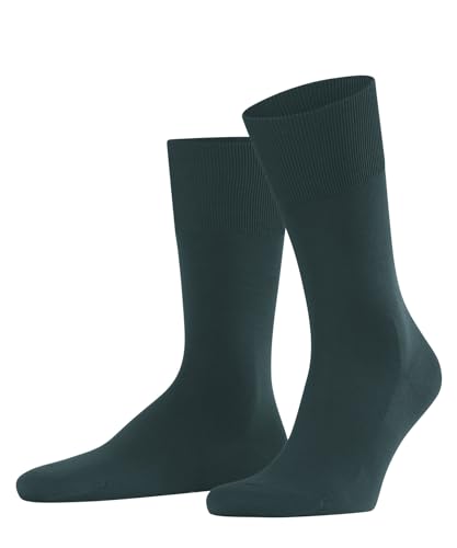 FALKE Herren Socken ClimaWool M SO Lyocell Wolle einfarbig 1 Paar, Grün (Mulberry 7448), 39-40 von FALKE