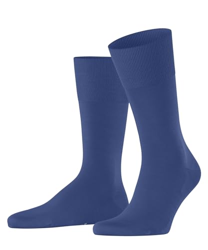 FALKE Herren Socken ClimaWool M So Wolle Lyocell einfarbig 1 Paar, Blau Deep Water 6809, 43-44 von FALKE