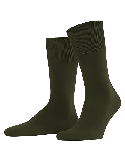 FALKE Herren Socken Climate Wool Nachhaltiges Lyocell Wolle einfarbig 1 Paar, Grün (Artichoke 7436), 45-46 von FALKE