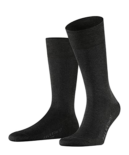 FALKE Herren Socken Cool 24/7 M So Baumwolle einfarbig 1 Paar, Grau Anthracite Melange 3080, 45-46 von FALKE