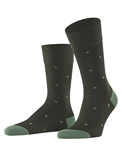 FALKE Herren Socken Dot M So Baumwolle gemustert 1 Paar, Grün Military 7826, 39-42 von FALKE