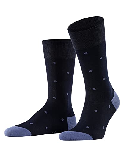 FALKE Herren Socken Dot M SO Baumwolle gemustert 1 Paar, Blau (Dark Navy 6377), 39-42 von FALKE