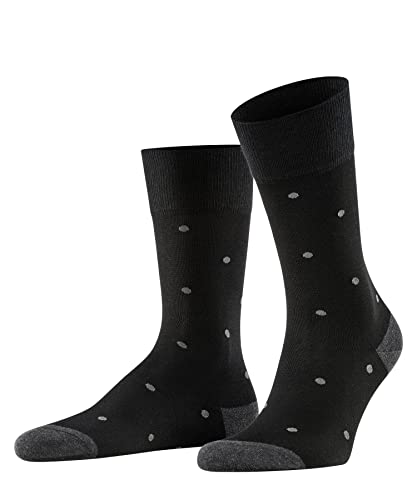 FALKE Herren Socken Dot M So Baumwolle gemustert 1 Paar, Grau Anthracite Melange 3096, 39-42 von FALKE