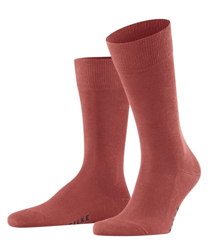 FALKE Herren Socken Family M SO nachhaltige biologische Baumwolle einfarbig 1 Paar, Rot (Lobster 8862) neu - umweltfreundlich, 39-42 von FALKE
