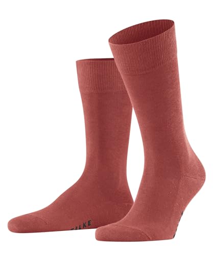 FALKE Herren Family M SO nachhaltige biologische Baumwolle einfarbig 1 Paar Socken, Rot (Lobster 8862) neu-umweltfreundlich, 39-42 von FALKE