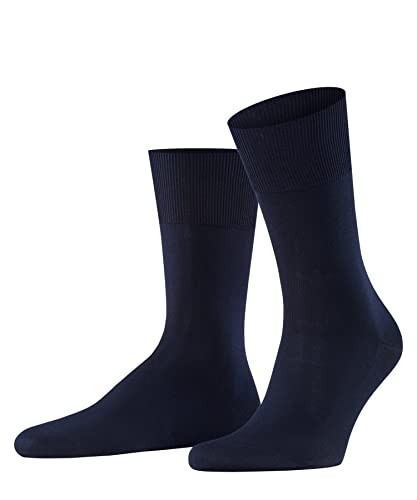 FALKE Herren Firenze Socken Fil d´Écosse Baumwolle Schwarz Grau viele weitere Farben verstärkte Herrensocken ohne Muster atmungsaktiv dünn und einfarbig 1 Paar von FALKE