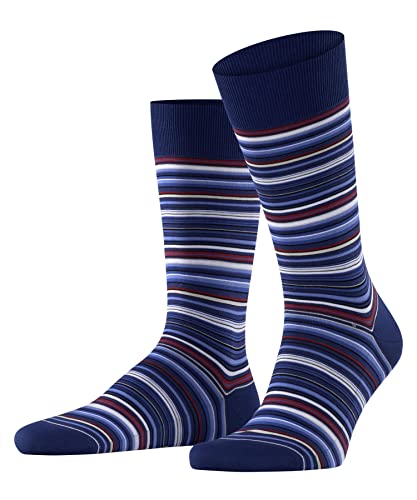 FALKE Herren Socken Microblock M SO Baumwolle gemustert 1 Paar, Blau (Royal Blue 6000), 39-40 von FALKE