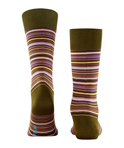 FALKE Herren Socken Microblock Baumwolle gemustert 1 Paar, Grün (Artichoke 7436), 41-42 von FALKE