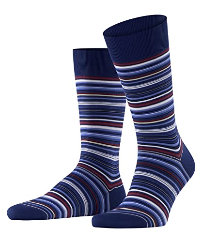 FALKE Herren Socken Microblock M So Baumwolle gemustert 1 Paar, Blau Royal Blue 6000, 39-40 von FALKE