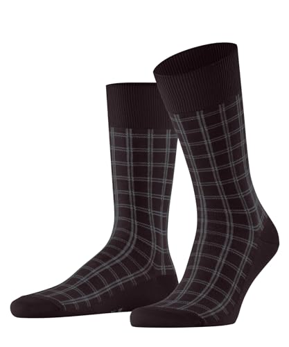 FALKE Herren Socken Modern Tailor M SO Baumwolle gemustert 1 Paar, Rot (Barolo 8596), 47-50 von FALKE