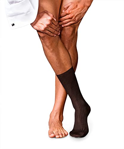 FALKE Herren Socken No. 7 M SO Wolle einfarbig 1 Paar, Braun (Brown 5930), 39-40 von FALKE