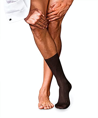 FALKE Herren Socken No. 7 M So Wolle einfarbig 1 Paar, Braun Brown 5930, 43-44 von FALKE