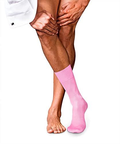 FALKE Herren Socken No. 9, Pure Fil d´Écosse Baumwolle, 1 Paar, Rosa (Peony 8042), 43-44 von FALKE