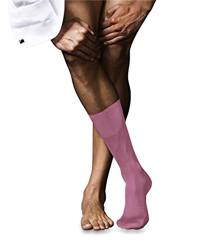 FALKE Herren Socken No. 9 M So Pure Fil d´Écosse Baumwolle einfarbig 1 Paar, Rot Rose 8680, 45-46 von FALKE