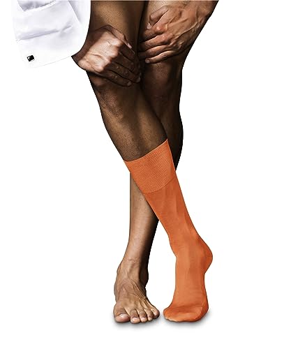 FALKE Herren Socken No. 9 M So Pure Fil d´Écosse Baumwolle einfarbig 1 Paar, Rot Fire 8150, 39-40 von FALKE
