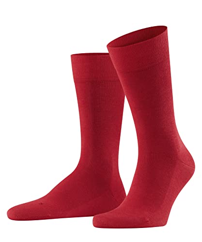 FALKE Herren Socken Sensitive London, Baumwolle, 1 Paar, Rot (Scarlet 8228), 43-46 von FALKE