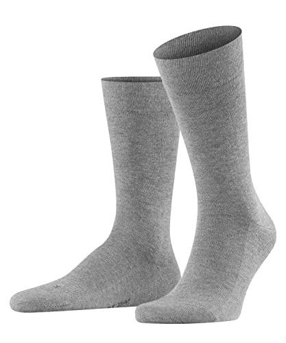 FALKE Herren Socken Sensitive London M So Baumwolle mit Komfortbund 1 Paar, Grau Light Grey Melange 3390, 39-42 von FALKE