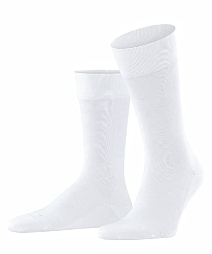 FALKE Herren Socken Sensitive London M So Baumwolle mit Komfortbund 1 Paar, Weiß White 2000, 39-42 von FALKE