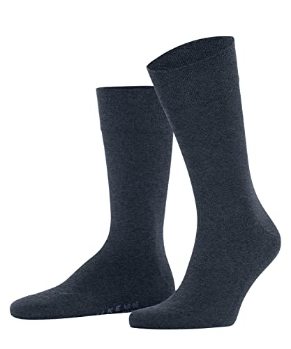FALKE Herren Socken Sensitive New York M SO Lyocell mit Komfortbund 1 Paar, Blau (Navy Melange 6127), 43-46 von FALKE