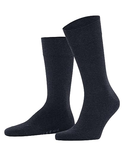 FALKE Herren Socken Sensitive New York M SO Lyocell mit Komfortbund 1 Paar, Blau (Navy Melange 6127), 47-50 von FALKE