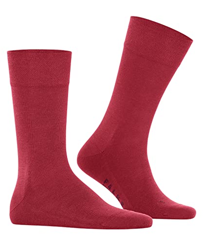 FALKE Herren Socken Sensitive New York M SO Lyocell mit Komfortbund 1 Paar, Rot (Scarlet 8228) neu - umweltfreundlich, 39-42 von FALKE