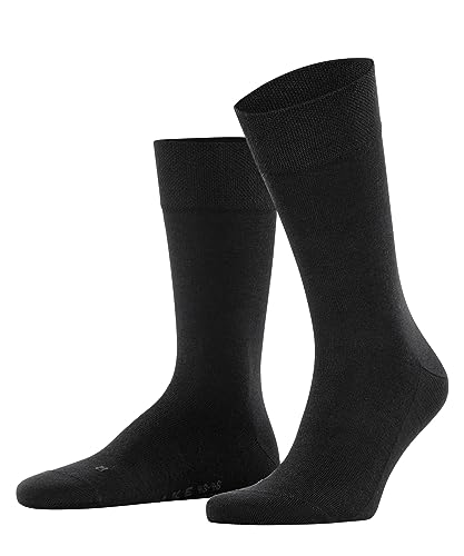 FALKE Herren Socken Sensitive New York M SO Lyocell mit Komfortbund 1 Paar, Schwarz (Black 3000), 47-50 von FALKE