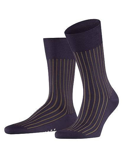 FALKE Herren Socken Shadow Baumwolle gemustert 1 Paar, Lila (Amethyst 8635), 39-40 von FALKE