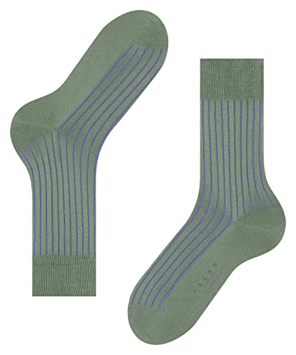 FALKE Herren Socken Shadow M SO Baumwolle gemustert 1 Paar, Grün (Aloe 7431), 39-40 von FALKE