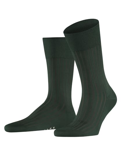 FALKE Herren Socken Shadow M SO Baumwolle gemustert 1 Paar, Grün (Hunter Green 7441), 39-40 von FALKE