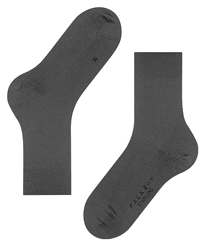 FALKE Herren Socken Stabilizing Wool Everyday Funktionsmaterial Schurwolle einfarbig 1 Paar, Grau (Dark Grey 3070), 41-42 von FALKE